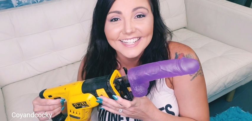 With a new dildo on the Sawzall there's nothing I won't try! 