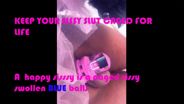 Caged Sissy Clit