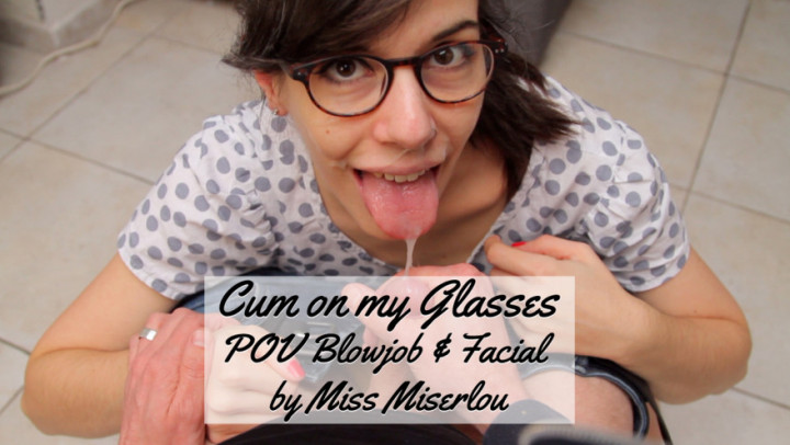 MissGrey420 Blowjob Girl With Glasses Cumshot